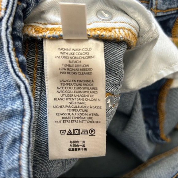 Pilcro x Anthropologie The Vintage Straight High Waisted Jeans, Size 27 Petite - Picture 9 of 11